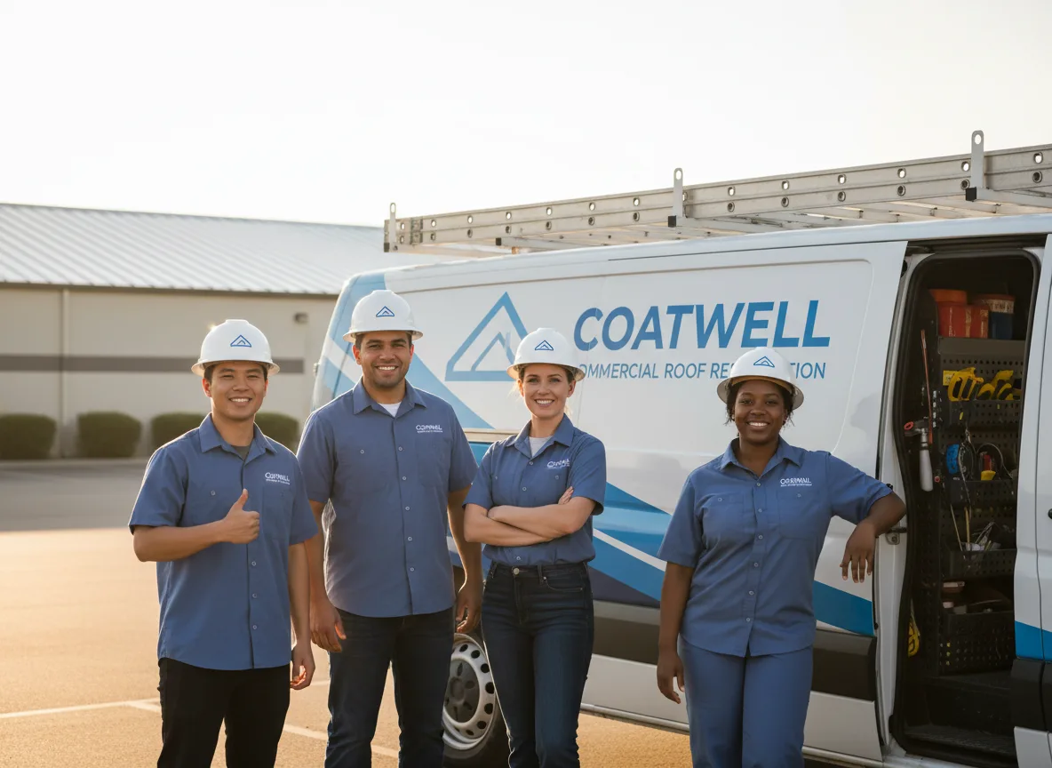 Commercial roof coating company in Bob White, WV